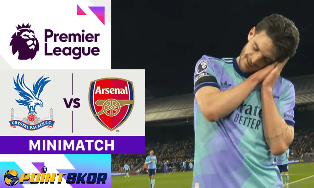 Hasil Crystal Palace vs Arsenal: Skor 1-5 Premier League 2024/2025