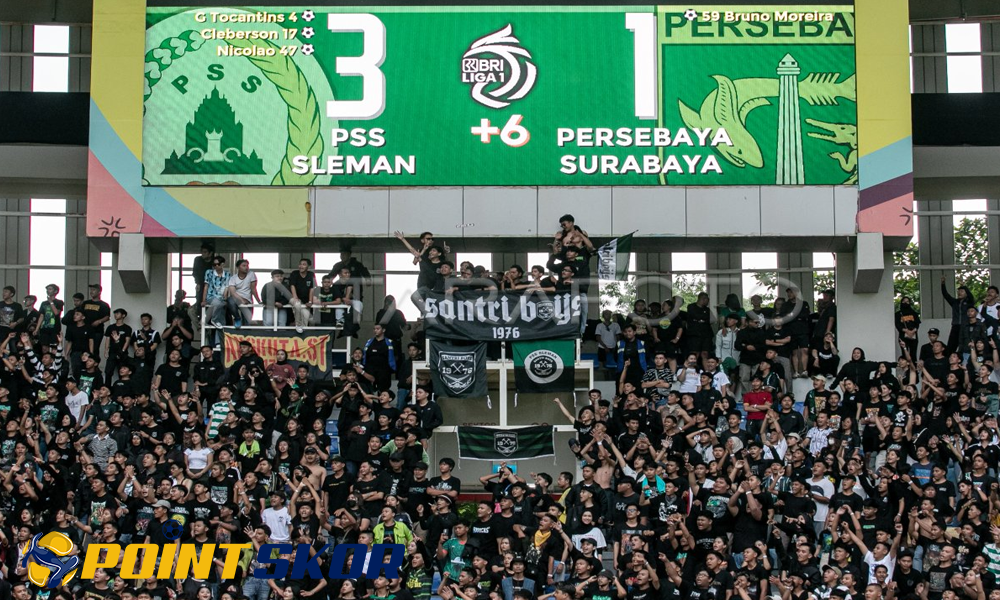 PSS Sleman Bungkam Persebaya Surabaya Kokohkan Posisi di Klasemen